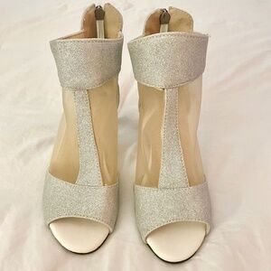 NEW Silver Ankle Booties - Size EU37 US 6